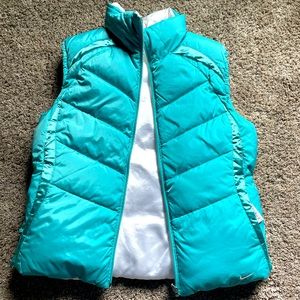 Nike down filled reversible vest.